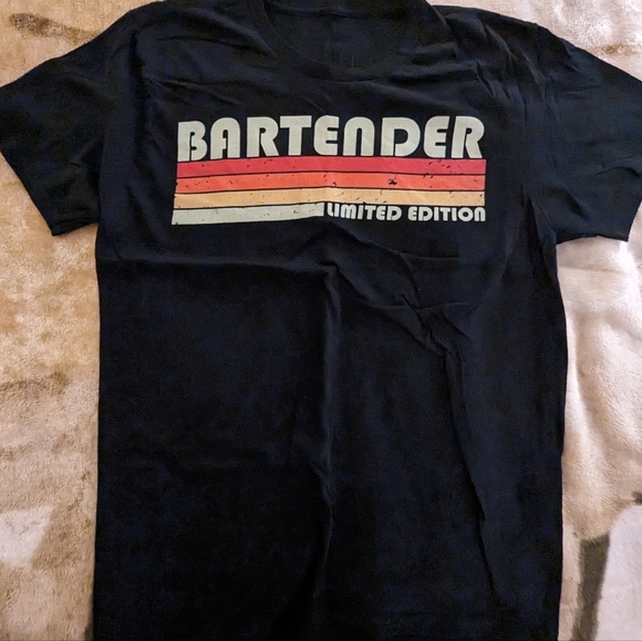 Retro bartender t-shirt - Picture 1 of 2